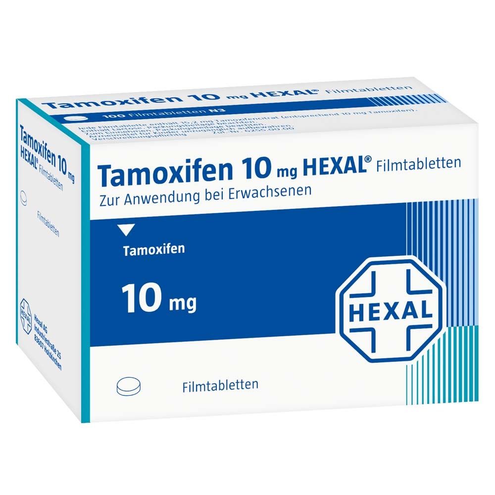 Купить Tamoxifen 10mg Hexal 100St PZN 03097460 оригинал упаковка
